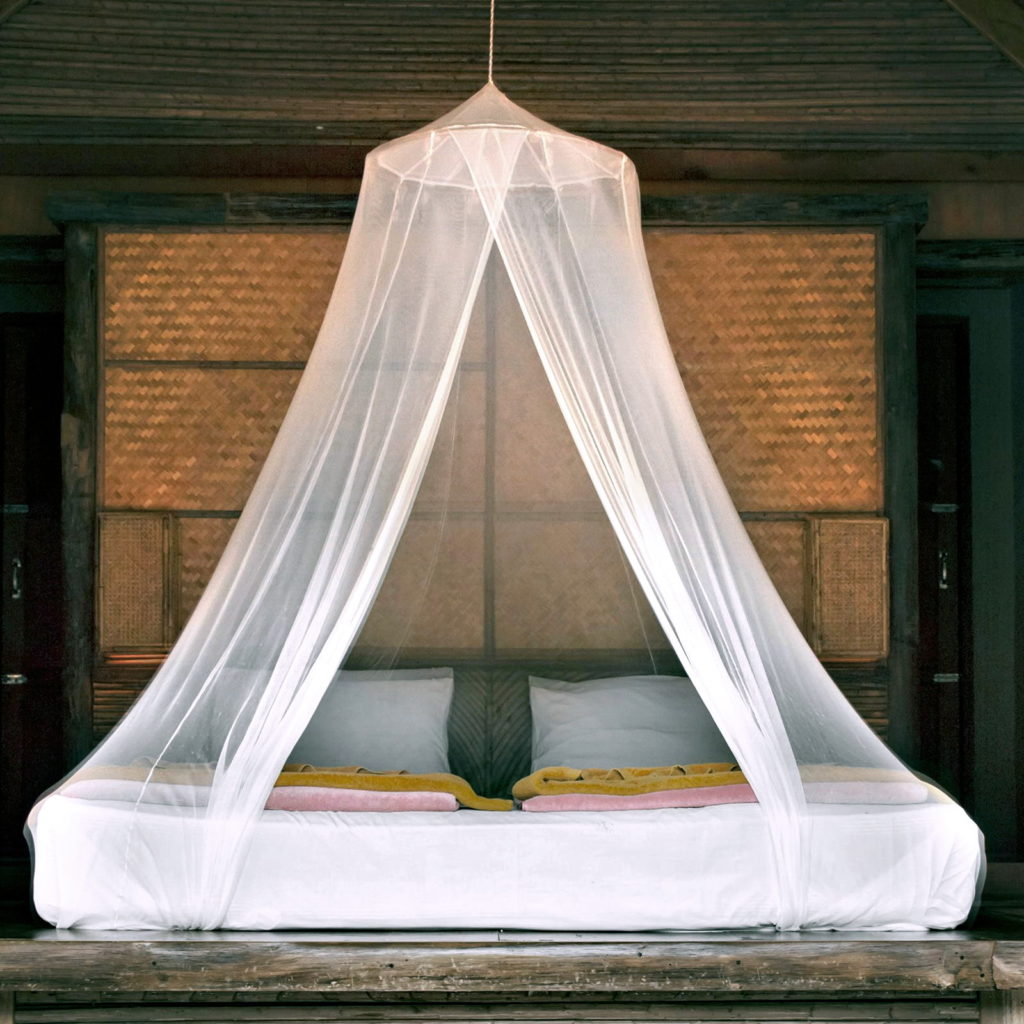 basik nature mosquito net mosquitos netting bed king size canopy mesh hanging inexpensive luxury premium large